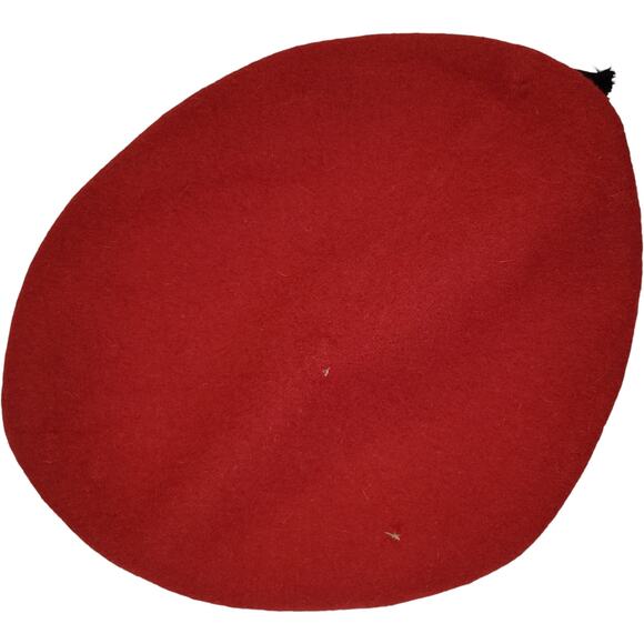 Vintage Bancroft Cap Company Red Wool Beret – Size 6-1/2 - Picture 2 of 4